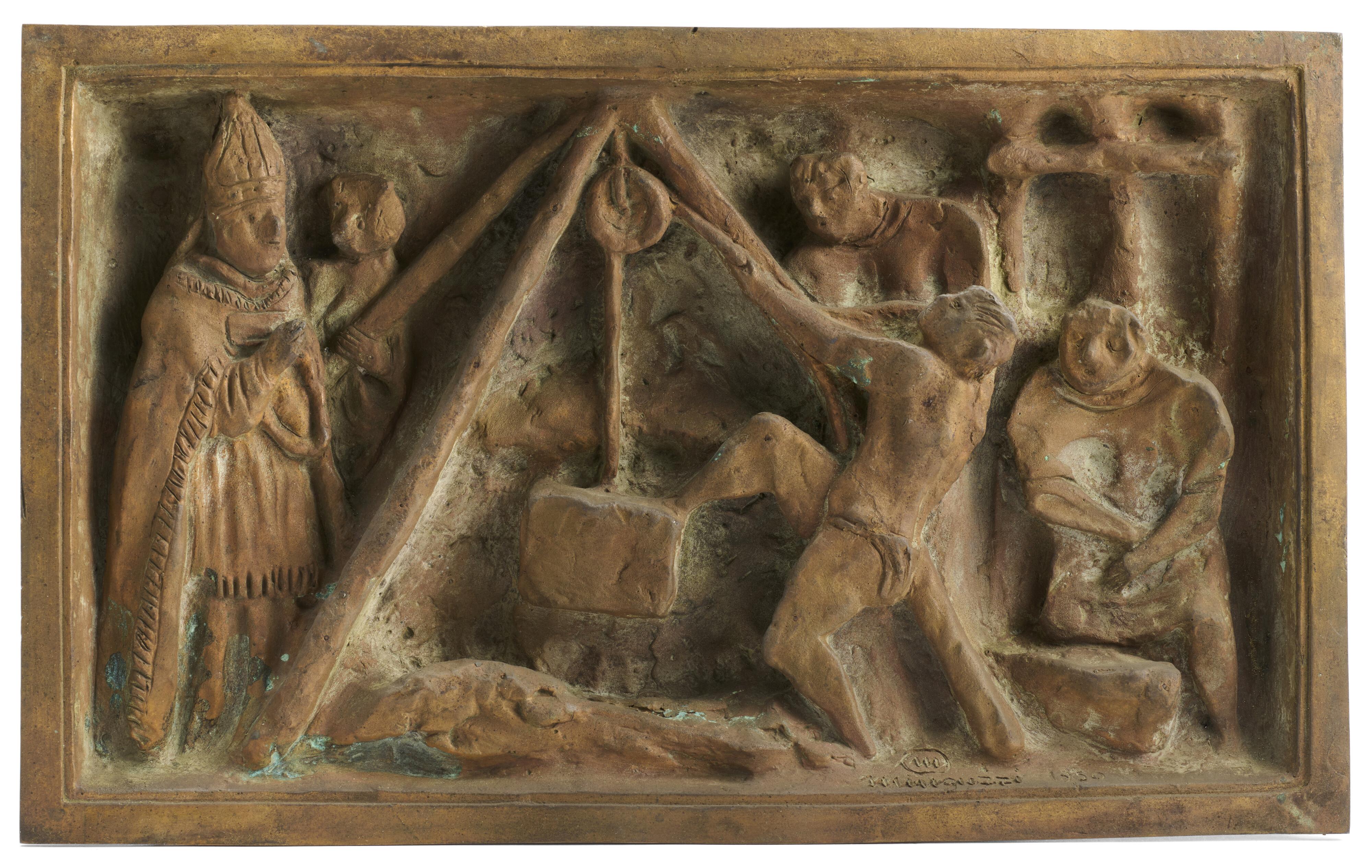 Luciano Minguzzi - La posa della prima pietra