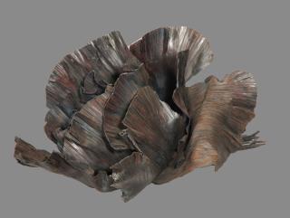 Luciano Zanoni - Scultura in ferro battuto raffigurante verza (h. cm 68)