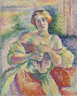 Lucie Cousturier - Femme rose et bleue