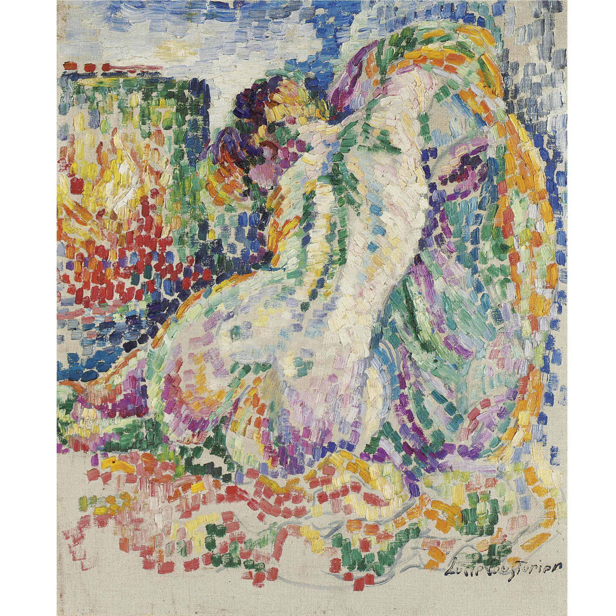 Lucie Cousturier - Nu Assis