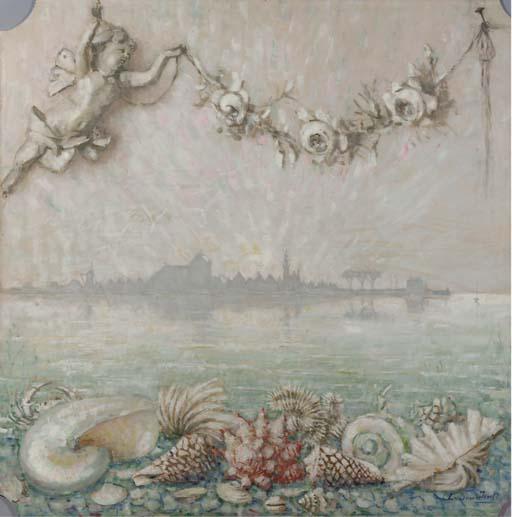 Lucie van Dam van Isselt - Veere -  a mantle piece