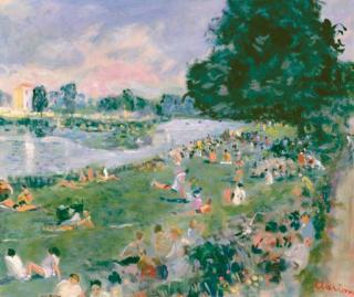 Lucien Adrion - Au bord du lac, Bry sur Marne