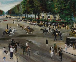 Lucien Adrion - Boulevard En Espagne