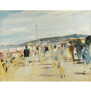 Lucien Adrion - Deauville, Les Planches