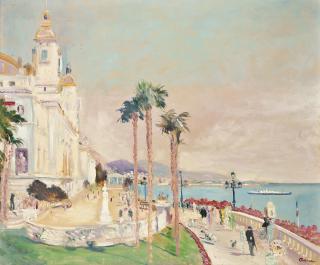 Lucien Adrion - La promenade à Monte Carlo