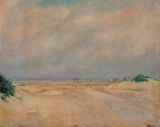 Lucien Adrion - Les dunes à Cayeux