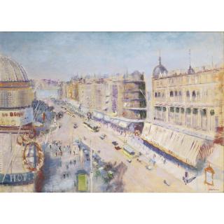 Lucien Adrion - Marseille, La Cannebière