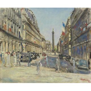 Lucien Adrion - Paris, Rue Castiglione, Place Vendome