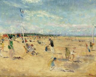 Lucien Adrion - Sur la plage