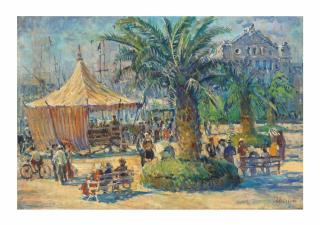 Lucien Adrion - Vue de Cannes