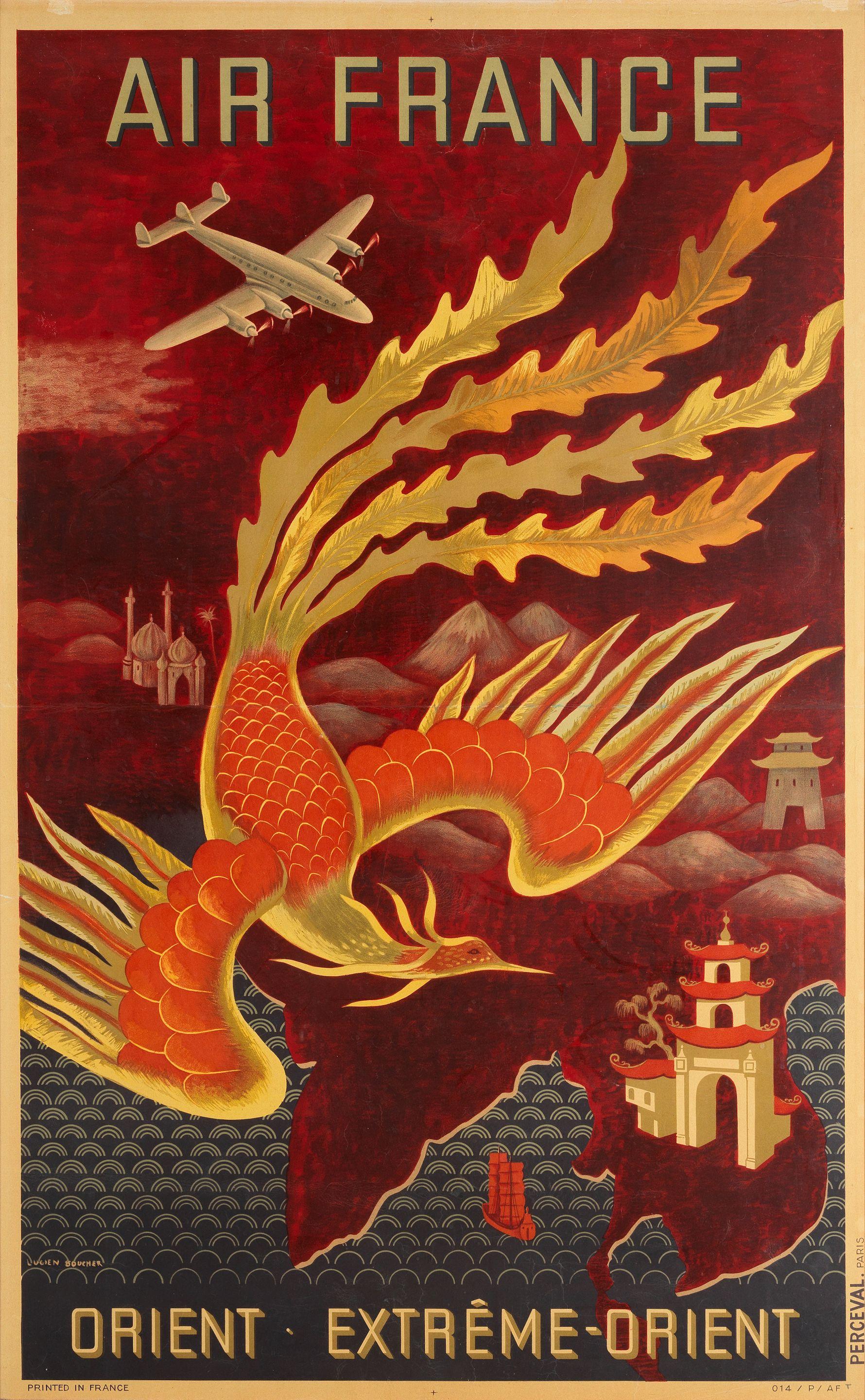 Lucien Boucher - Air France. Orient. Extreme-Orient