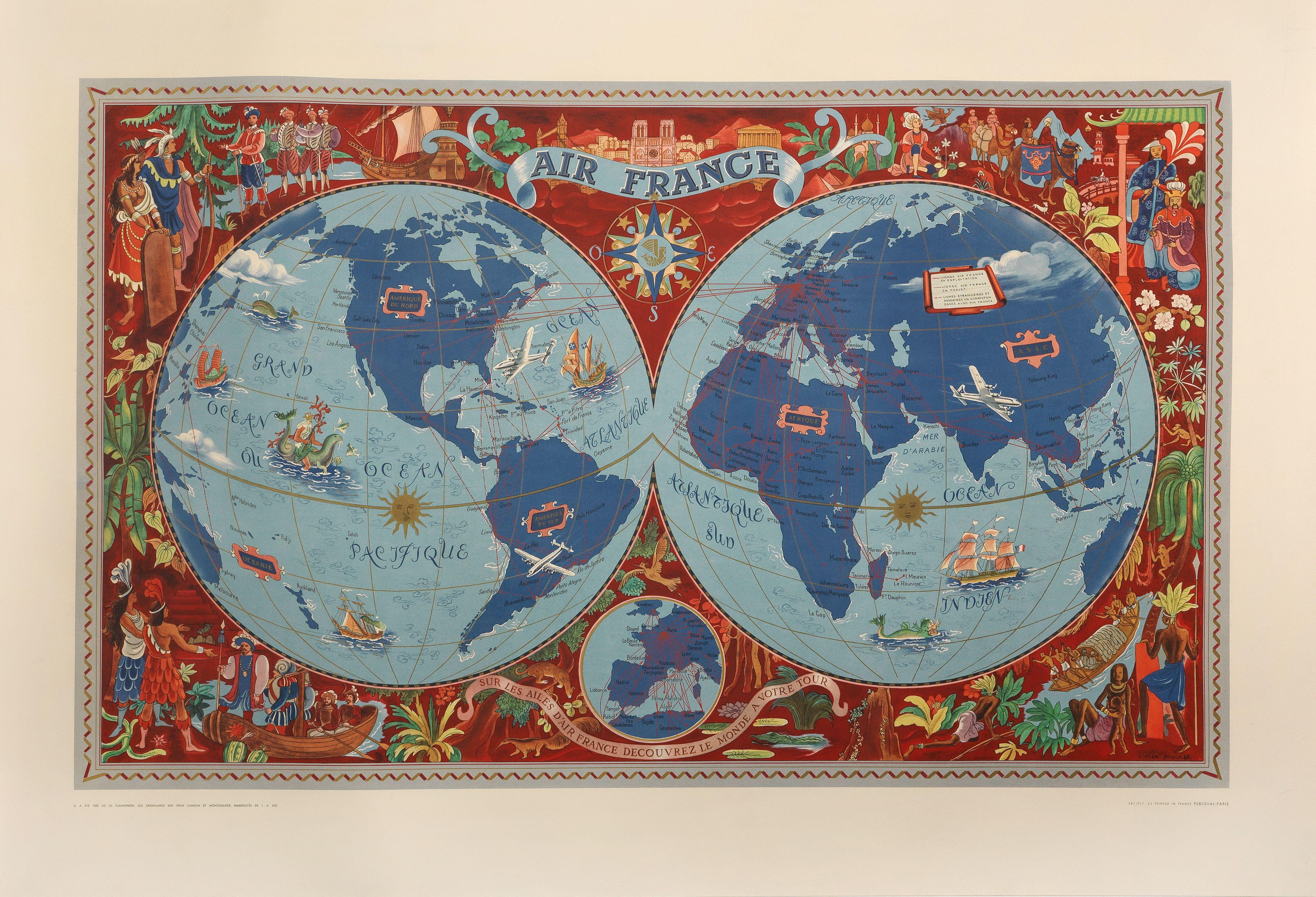 Lucien Boucher - Air France, Sur Les Ailes D\'Air France.....