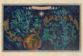 Lucien Boucher - Air France. Zodiac Map