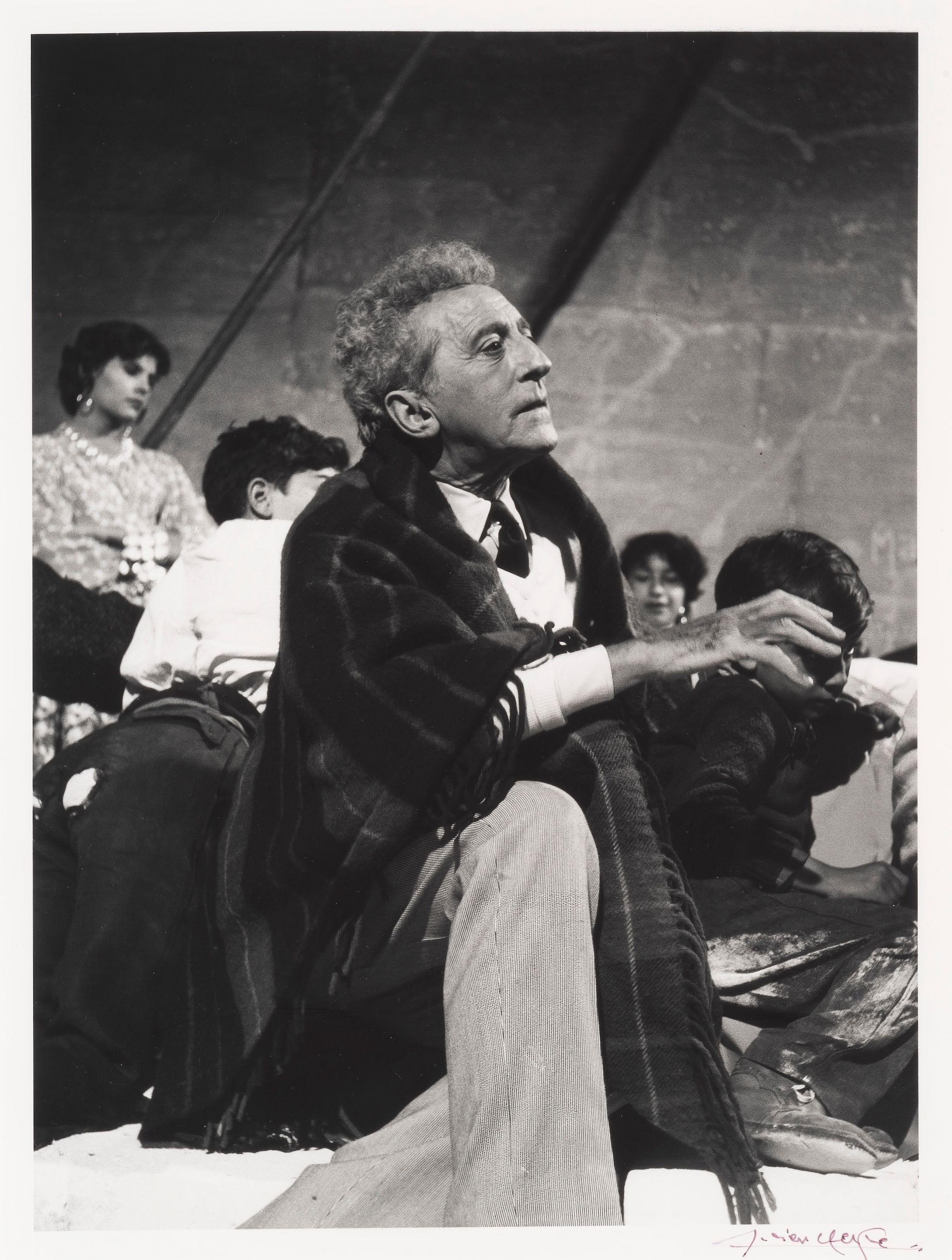 Lucien Clergue - Jean Cocteau et les Gitans, les Baux