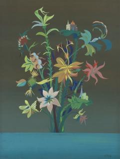 Lucien Coutaud - Fleurs D\'Hiver