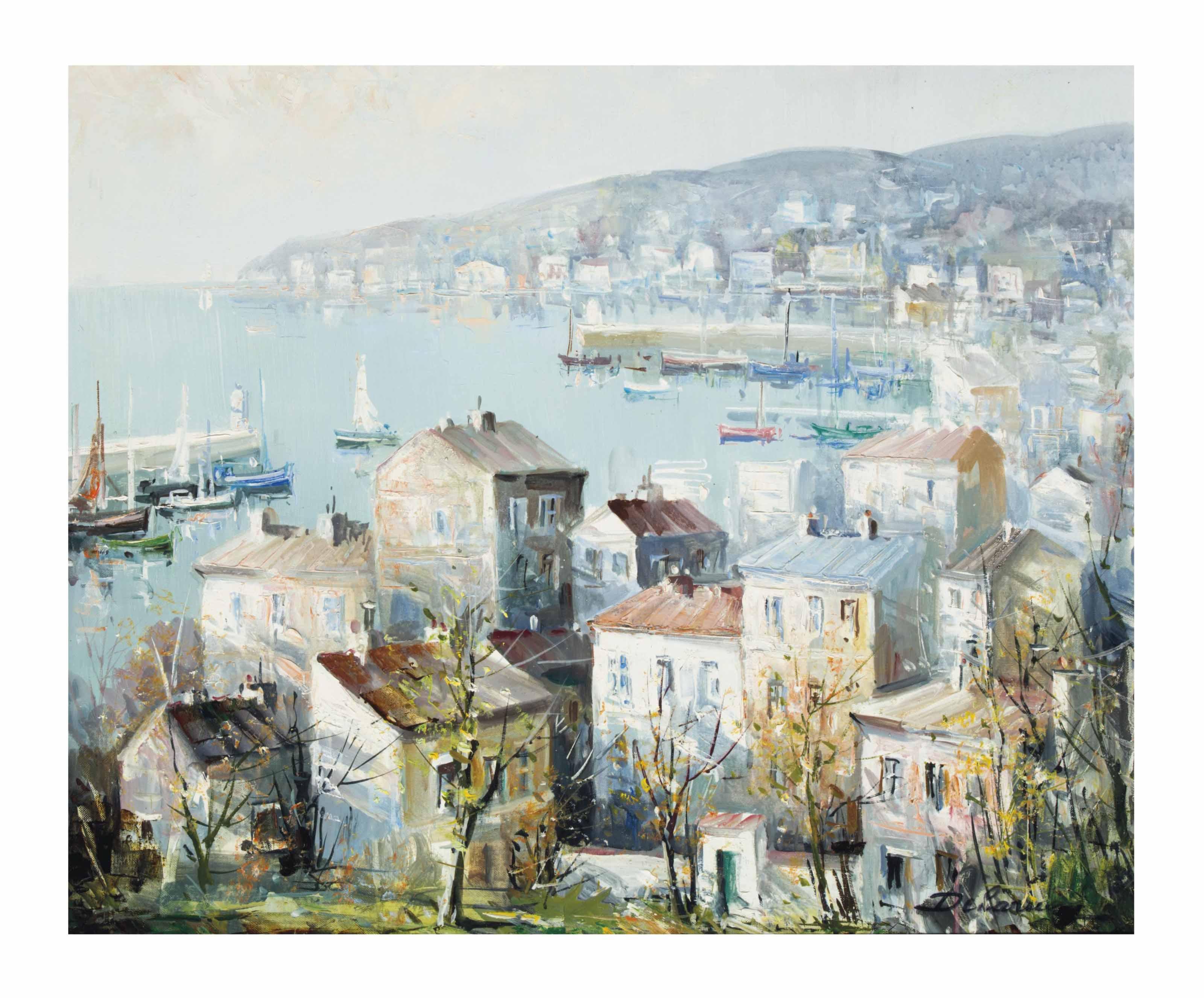 Lucien Delarue - Port de Bauleiu, Côte d\'Azur