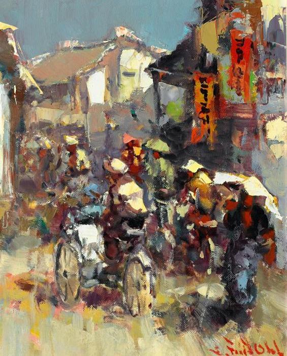 Lucien Frits Ohl - Straßenszene