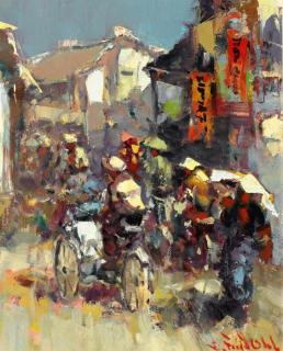 Lucien Frits Ohl - Straßenszene