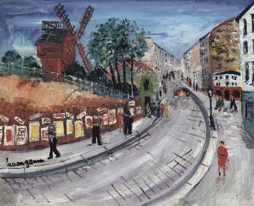 Lucien Genin - Moulin du Blute-Fin, Rue Lepic