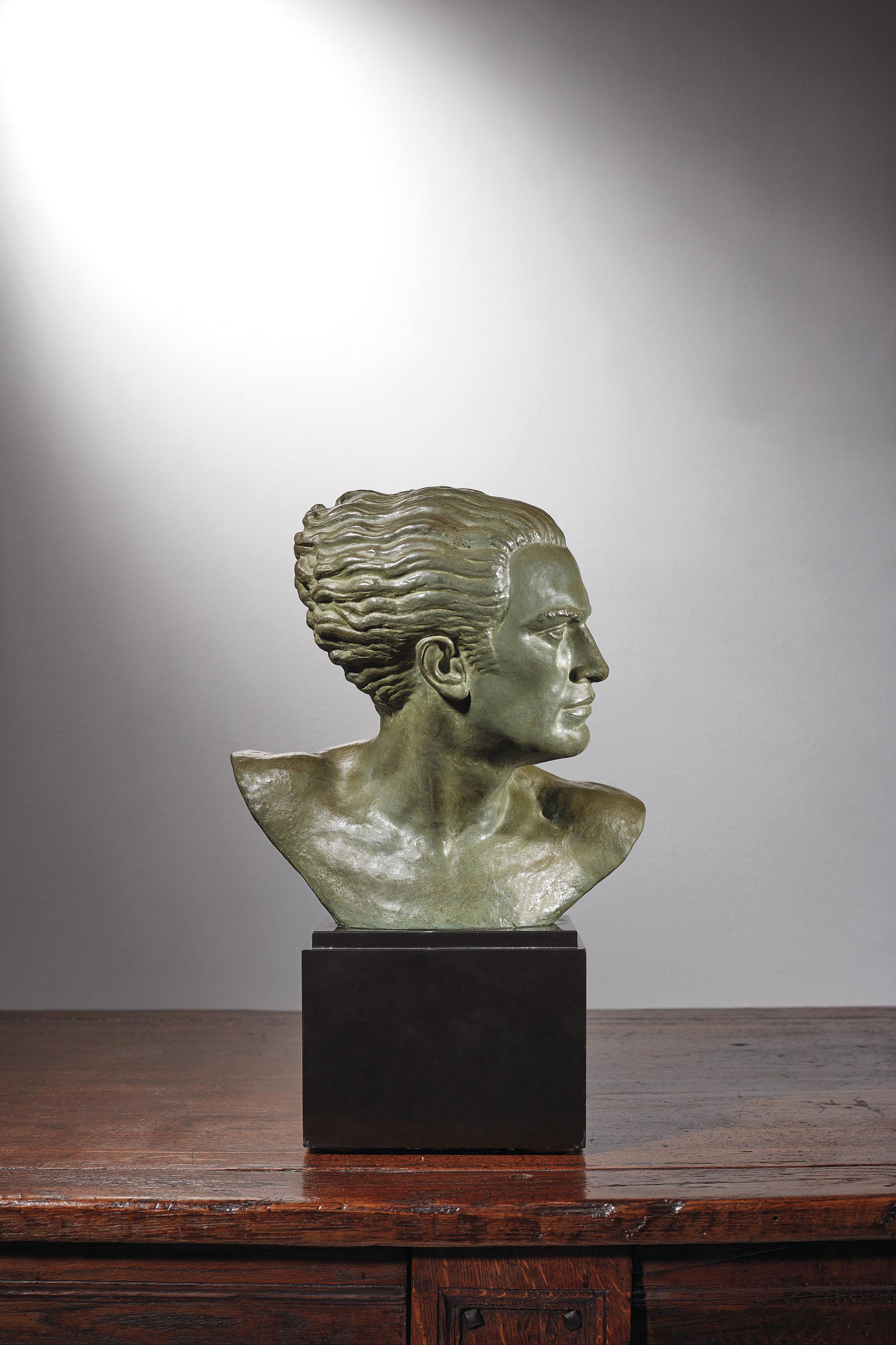 Lucien Gibert - BUSTE DE JEAN MERMOZ, 1930