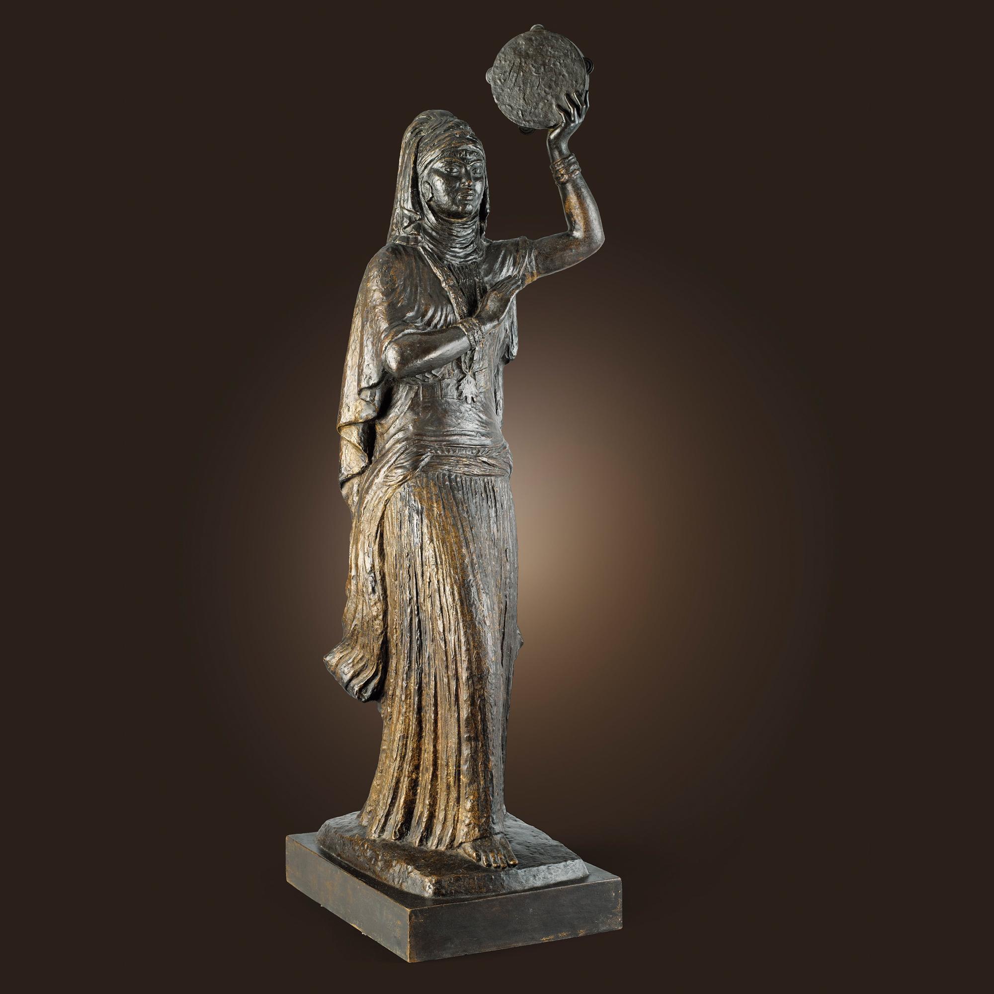 Lucien Gibert - Danseuse algérienne au tambourin