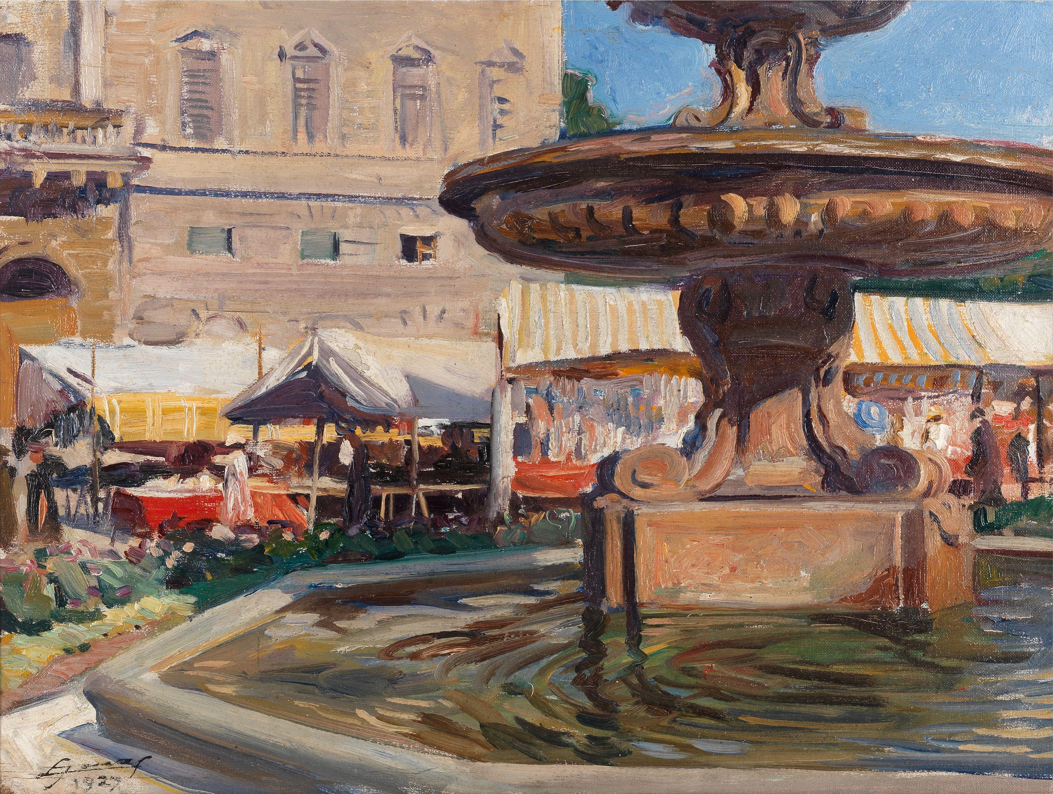 Lucien-Hector Jonas - \'La vasque à Annecy\'