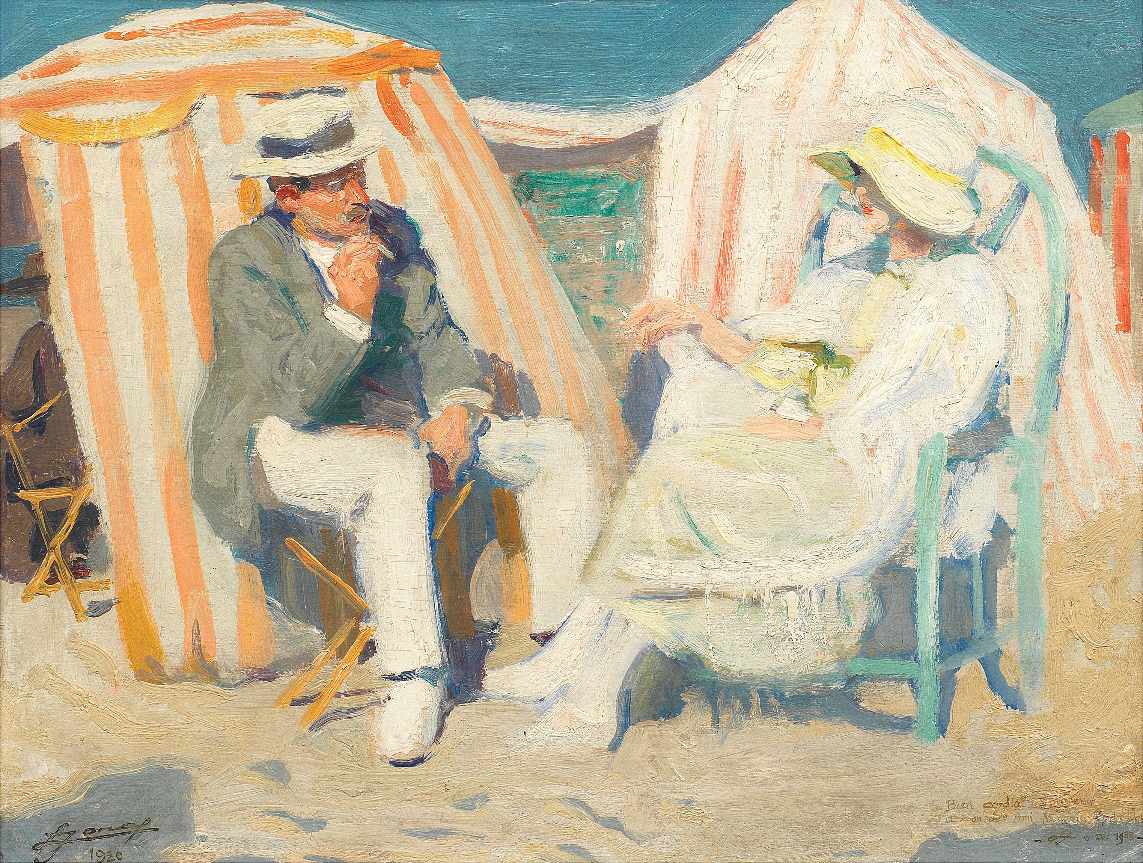 Lucien-Hector Jonas - Plage de Deauville