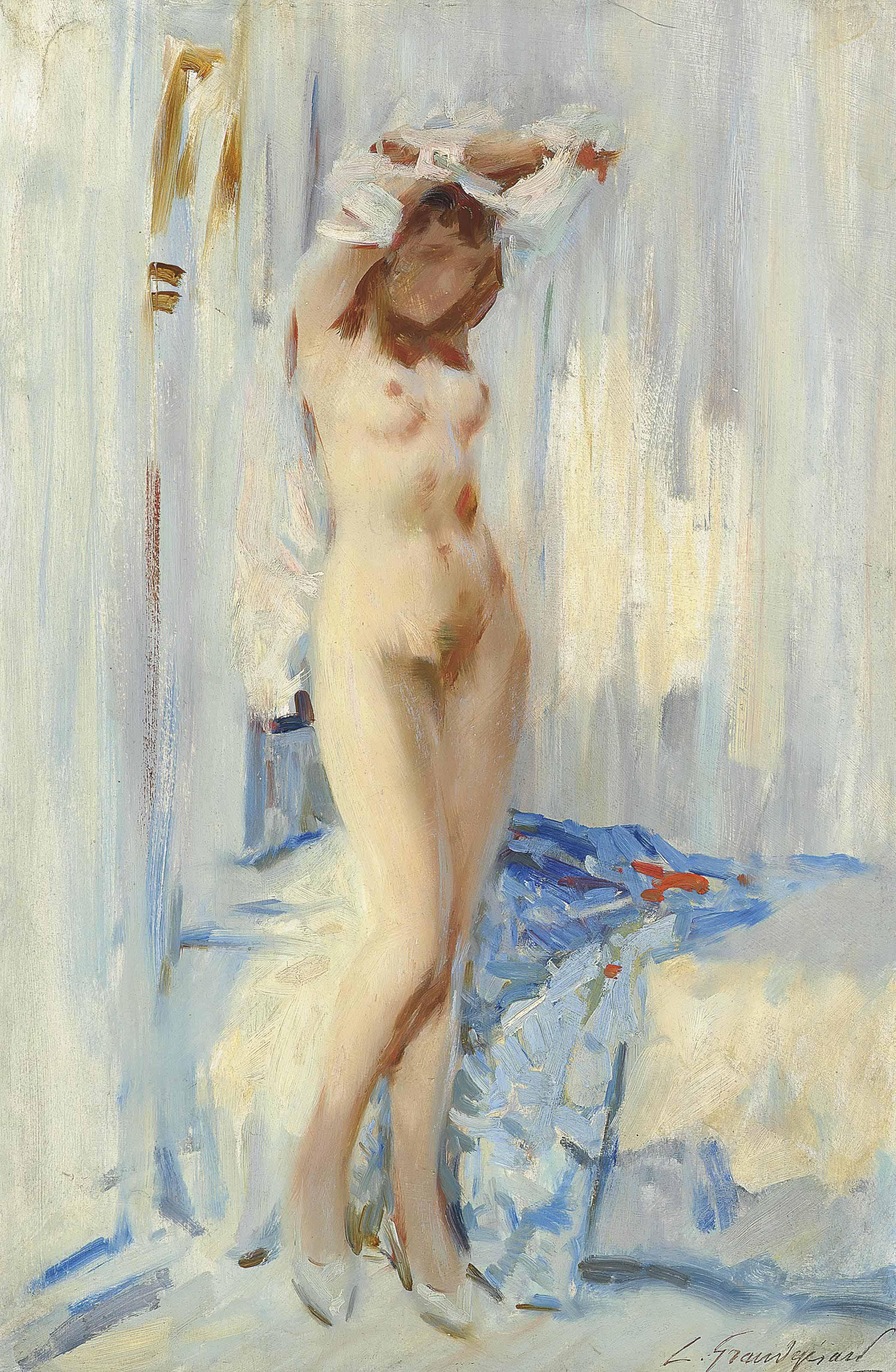 Lucien Henri Grandgerard - Dans le boudoir
