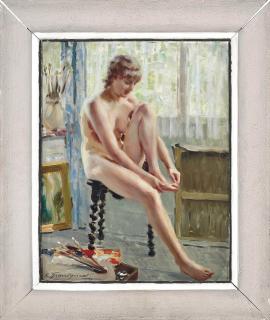 Lucien Henri Grandgerard - The artist\'s model