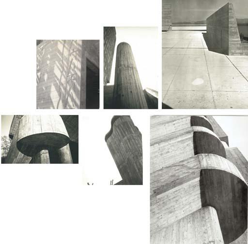 Lucien Herve - Six Silver Gelatin Prints of The Cité Radieuse, Marseille, Circa 1950