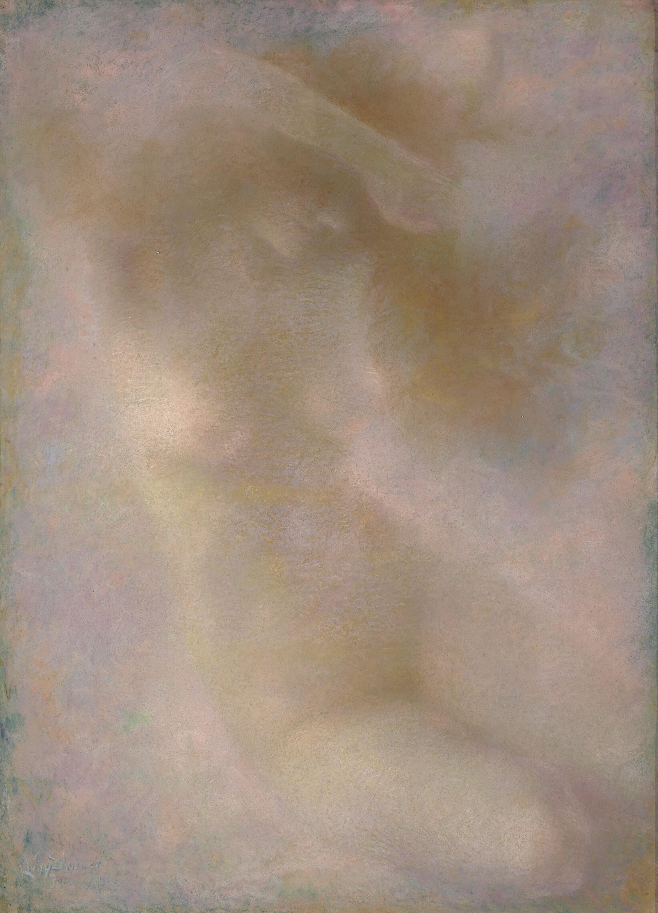 Lucien Lévy-Dhurmer - Femme Nue, Effet Rose