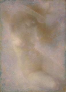 Lucien Lévy-Dhurmer - Femme Nue, Effet Rose