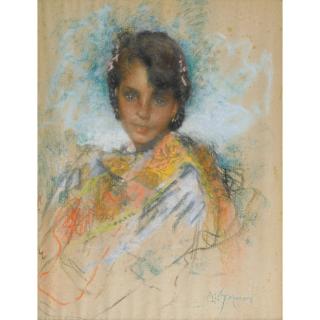 Lucien Lévy Dhurmer - La Gitane