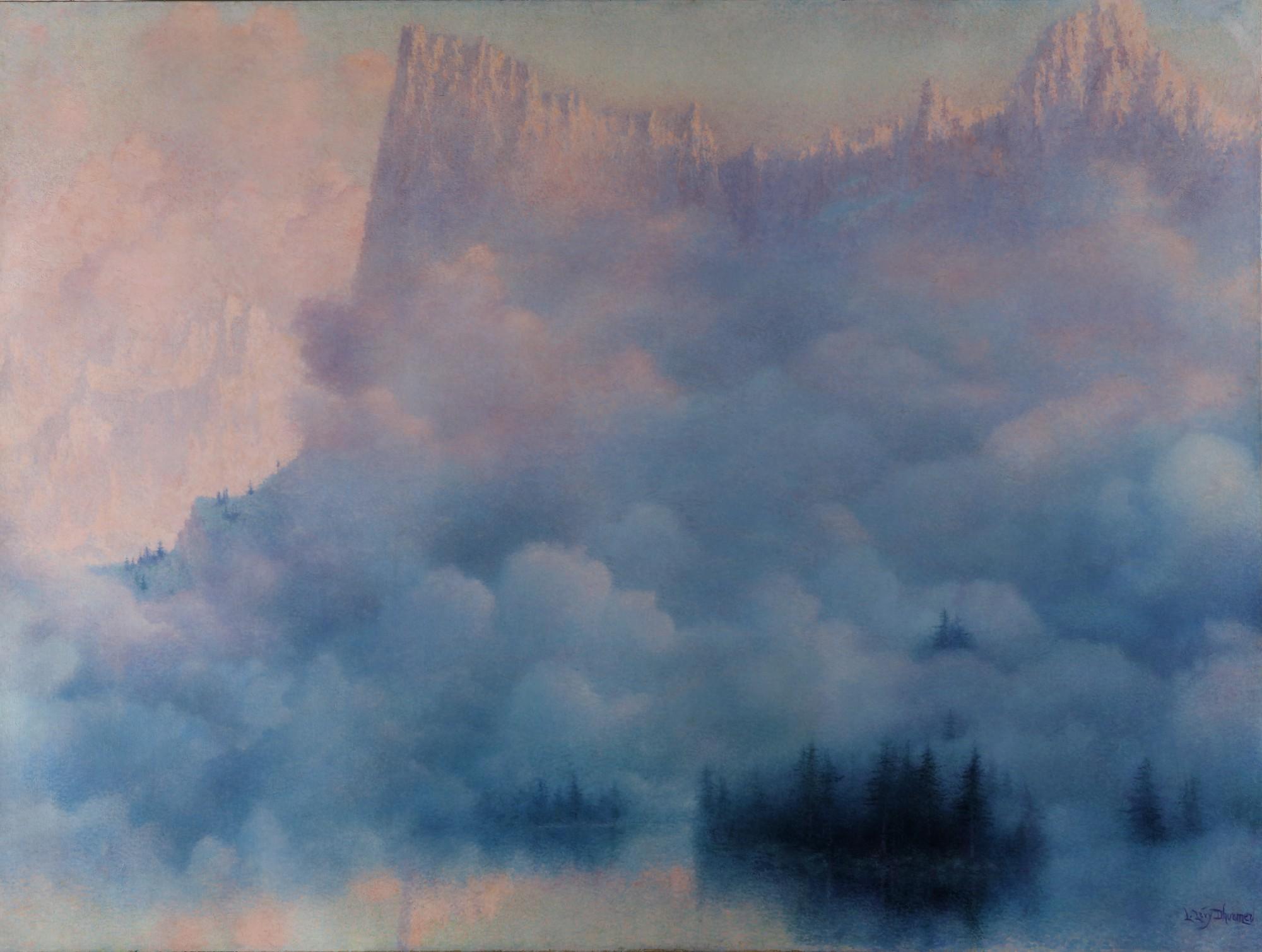 Lucien Lévy-Dhurmer - Paysage Montagneux