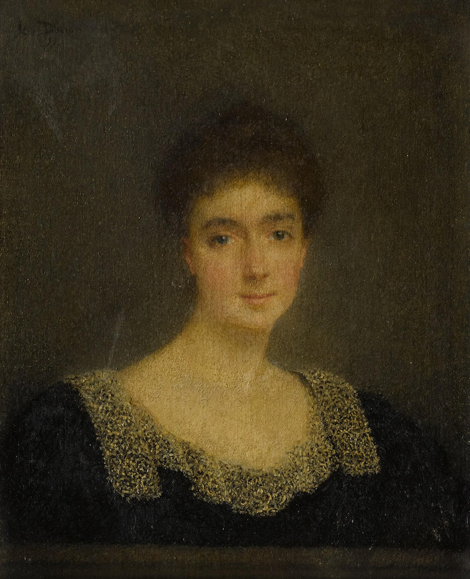 Lucien Lévy-Dhurmer - Portrait of Marguerite De Schickler, Countesse Hubert De Pourtalès