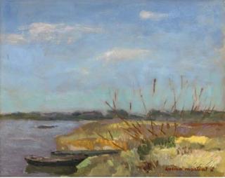 Lucien Martial - On The Banks of The Loire, Nevers