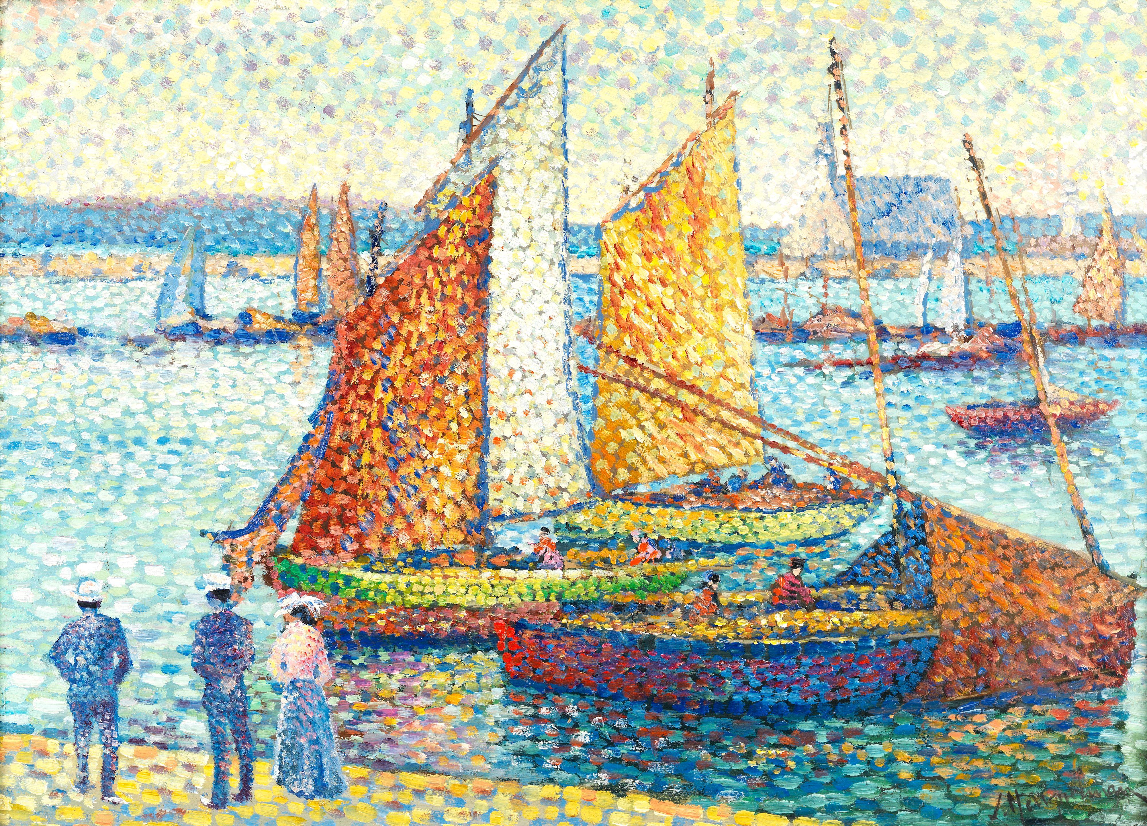 Lucien Neuquelman - On the quayside