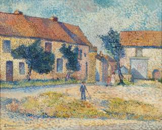 Lucien Neuquelman - Vieux village en Auvergne