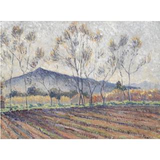 Lucien Pissarro - A Stormy Day (Or A Farm, Le Lavandou)