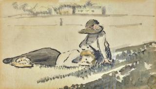 Lucien Pissarro - An Afternoon Rest