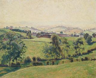 Lucien Pissarro - Brough, Misty Afternoon