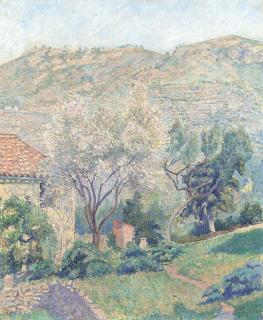 Lucien Pissarro - Campagne Orovida: Fenouils Et Amandier