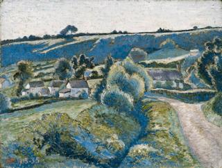 Lucien Pissarro - Fishpond Village, Dorset