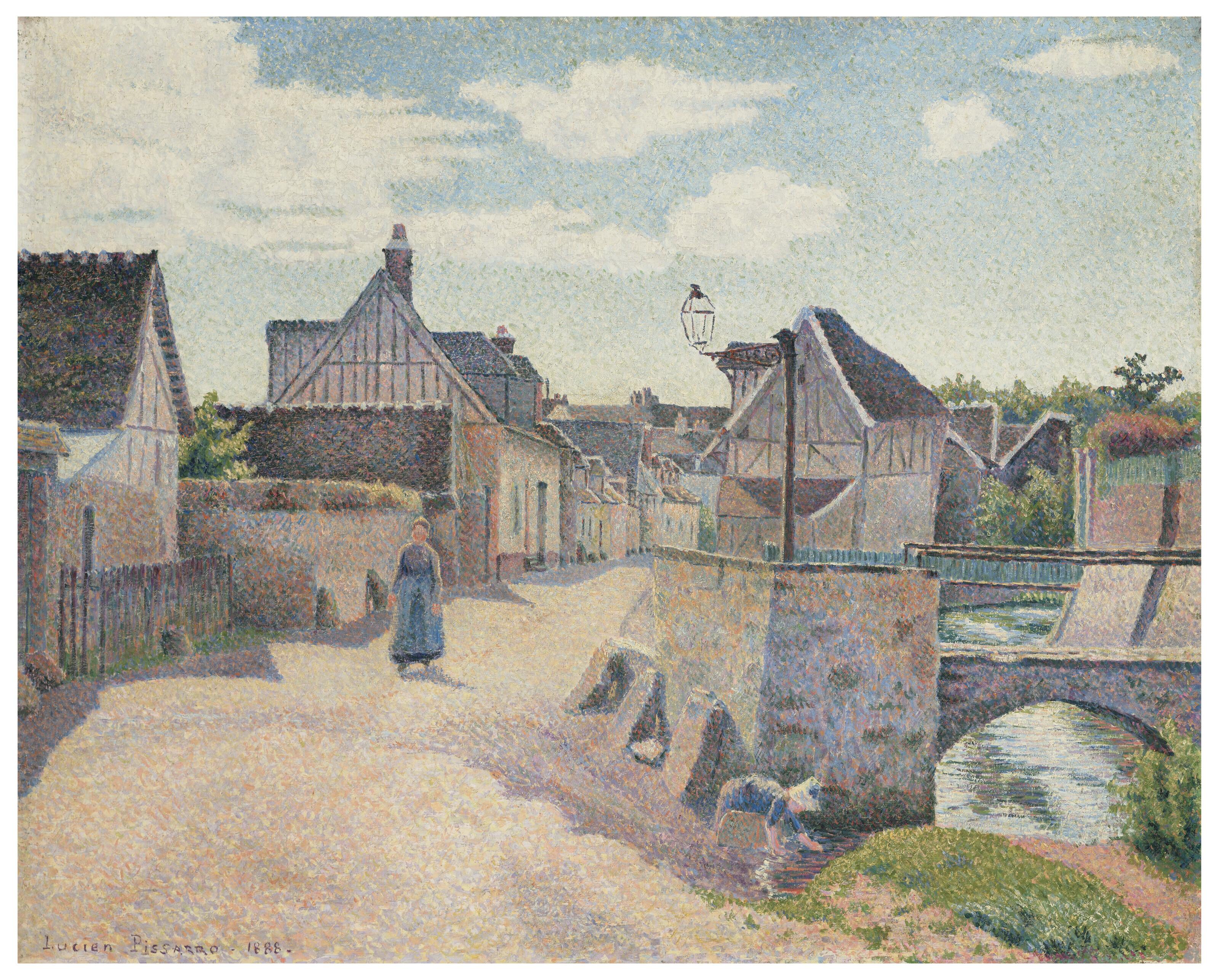 Lucien Pissarro - Gouvernes, près Lagny