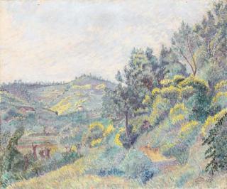 Lucien Pissarro - La Combe St Hermentaire (Genets), Cotignac