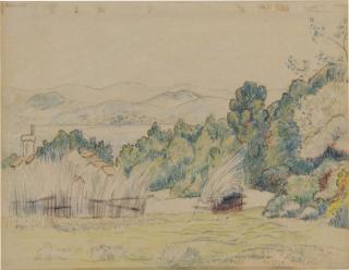 Lucien Pissarro - Paysage de Toulon