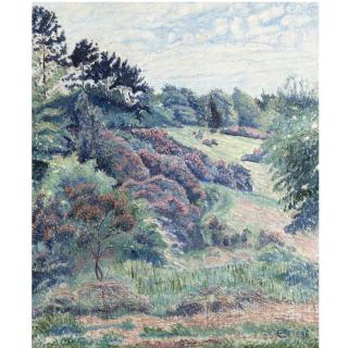 Lucien Pissarro - Rhododendrons, Hawkchurch