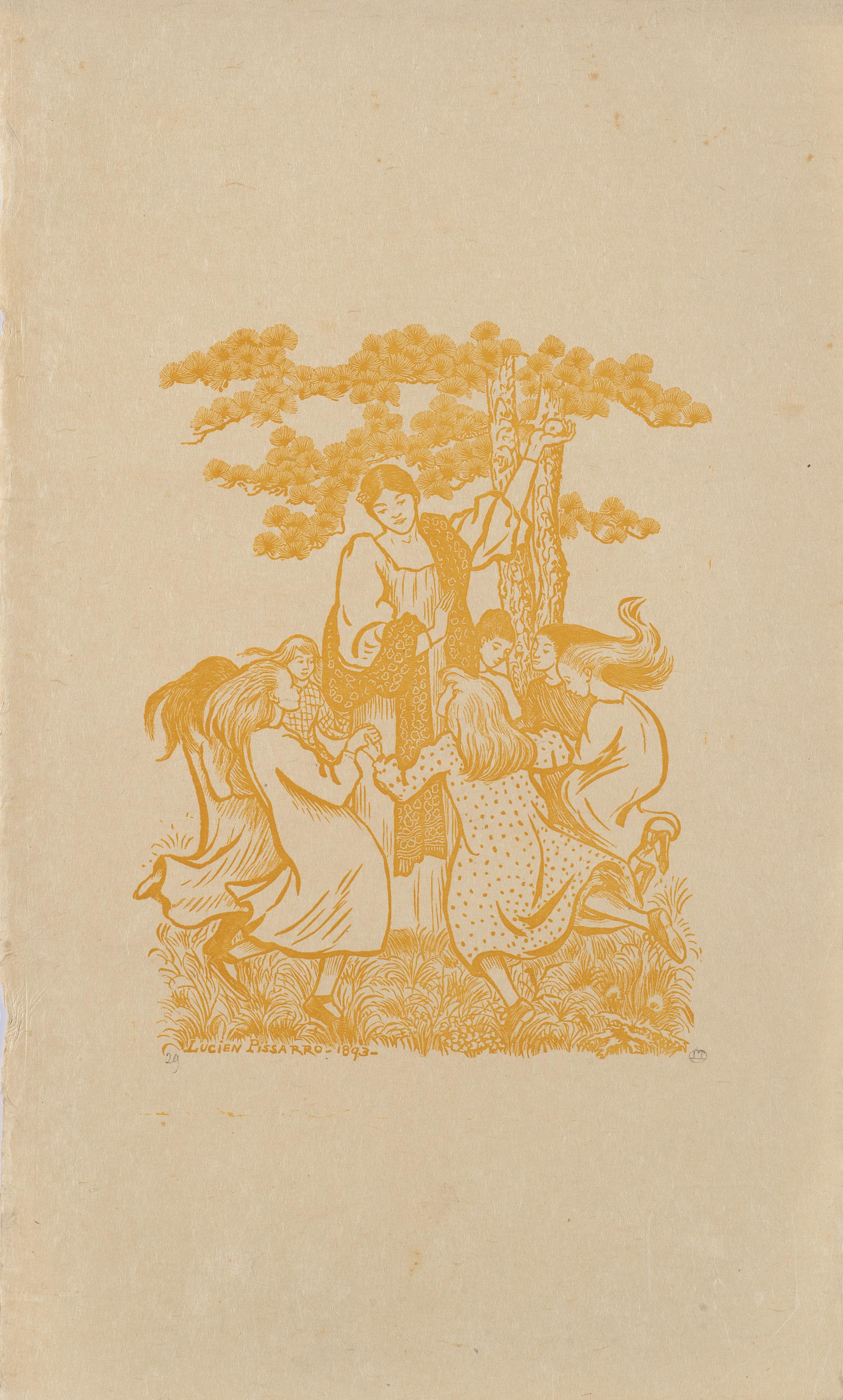 Lucien Pissarro - Ronde d\'enfants