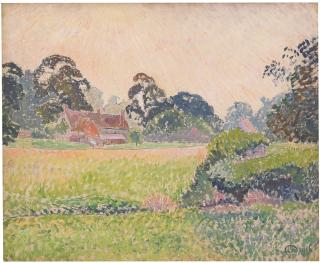 Lucien Pissarro - Sunset Sketch, Sedgehill