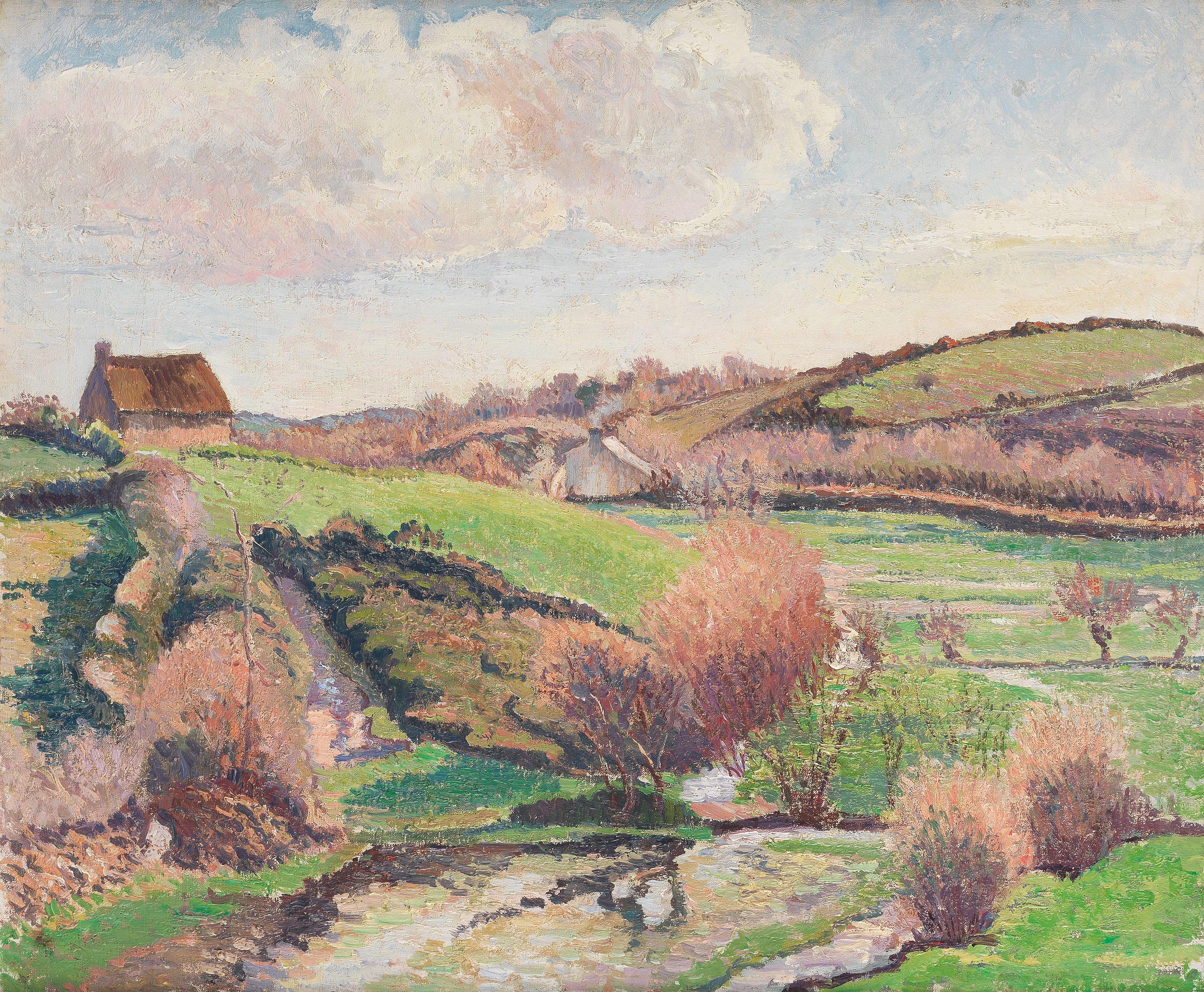 Lucien Pissarro - Swampy Meadows, Riec